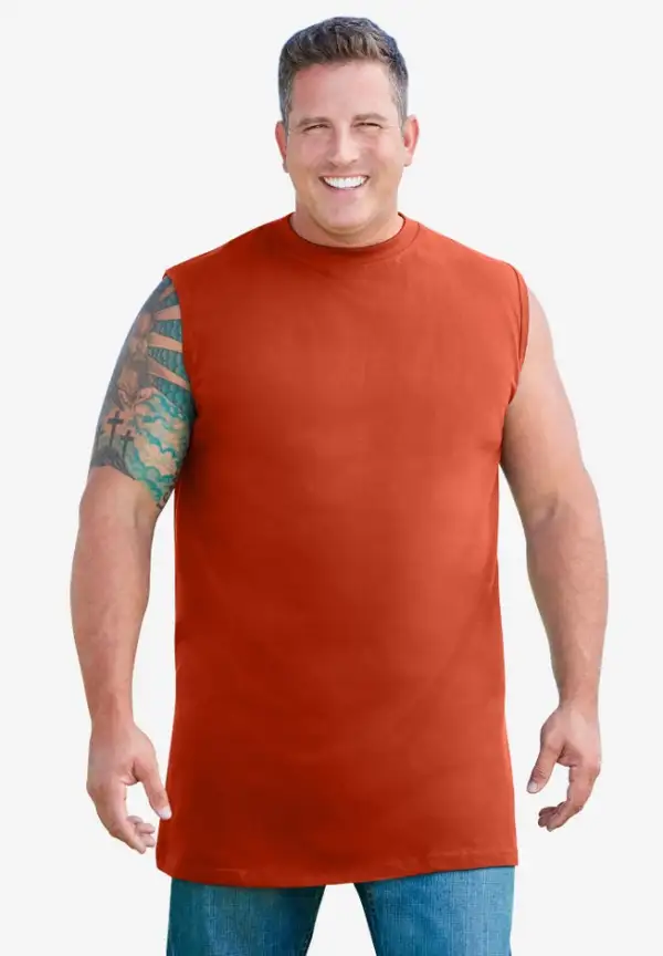 Longer-Length Heavyweight Muscle Tee