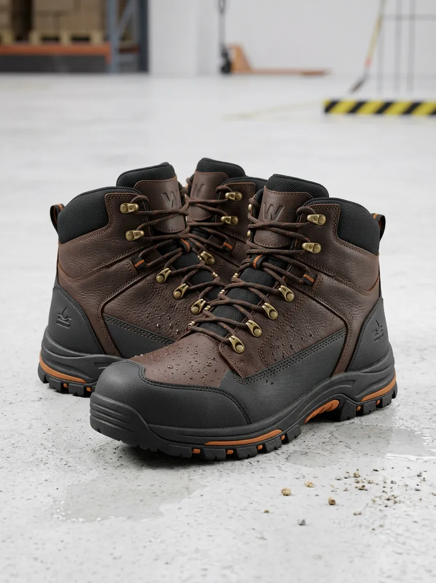 Relaxed Outdoor Finish Men' Waterproof Work Boots