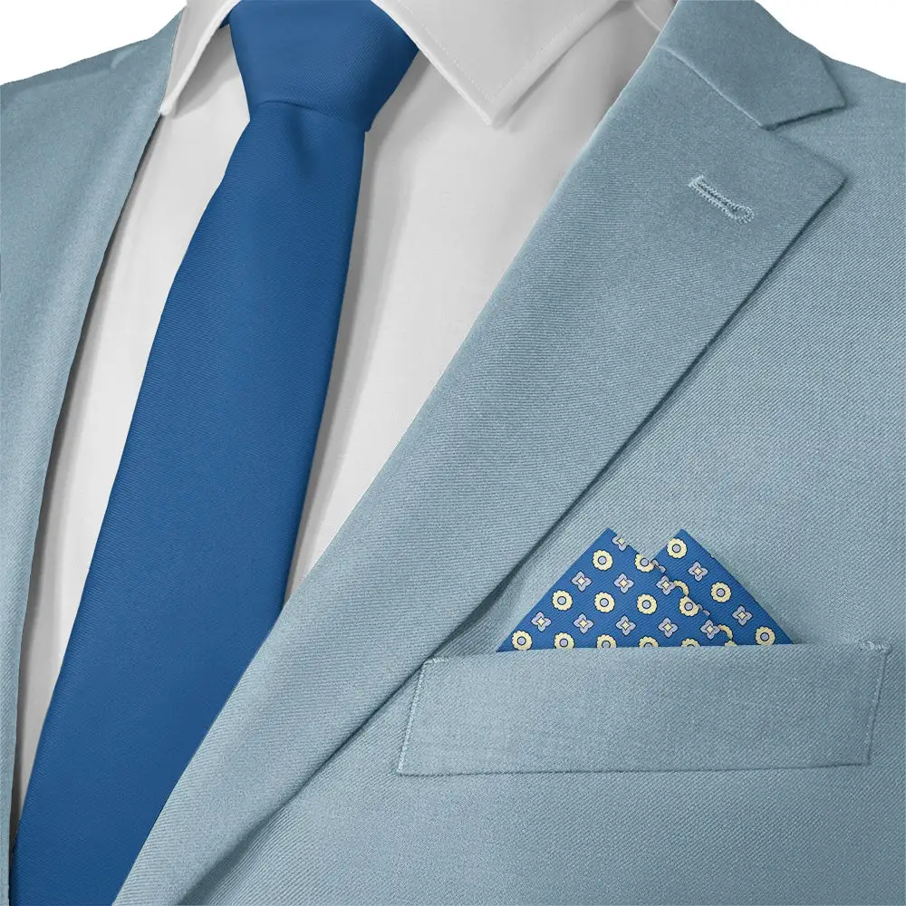 Distinctive Smart Ornate Dotted Pocket Square