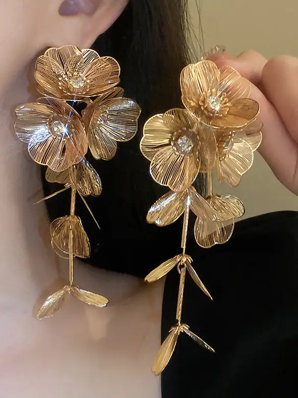 Subtle Artisan-Inspired Drop Earrings