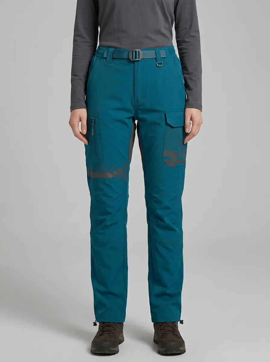 Tactical Outdoor Topographic Rugged Cargo Pants