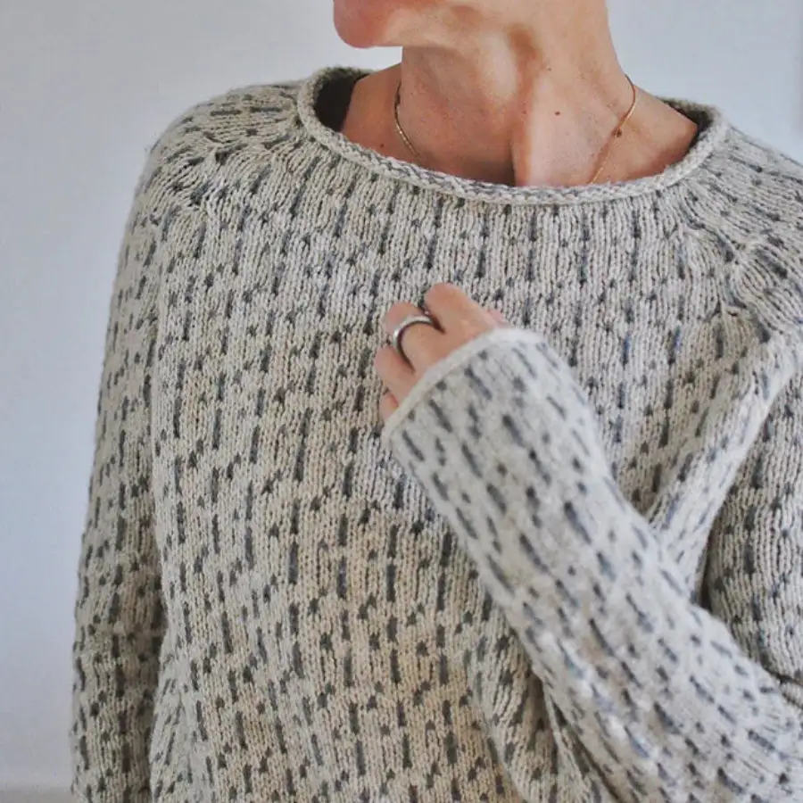  Knit Boat Neck Sweater