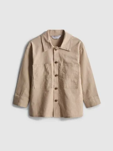 1.5-12yrs | The Edit Linen Blend Overshirt