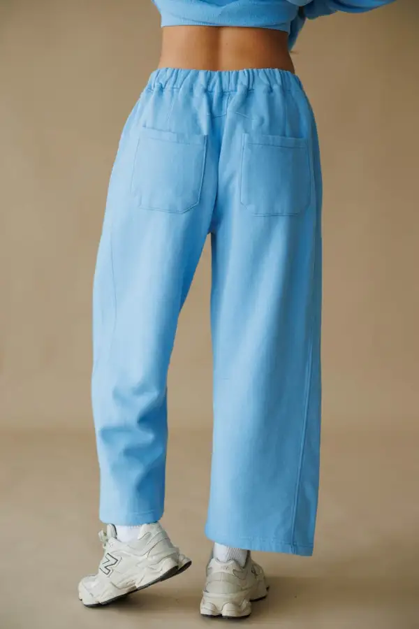 Elastic-Waist Tapered Lounge Pants