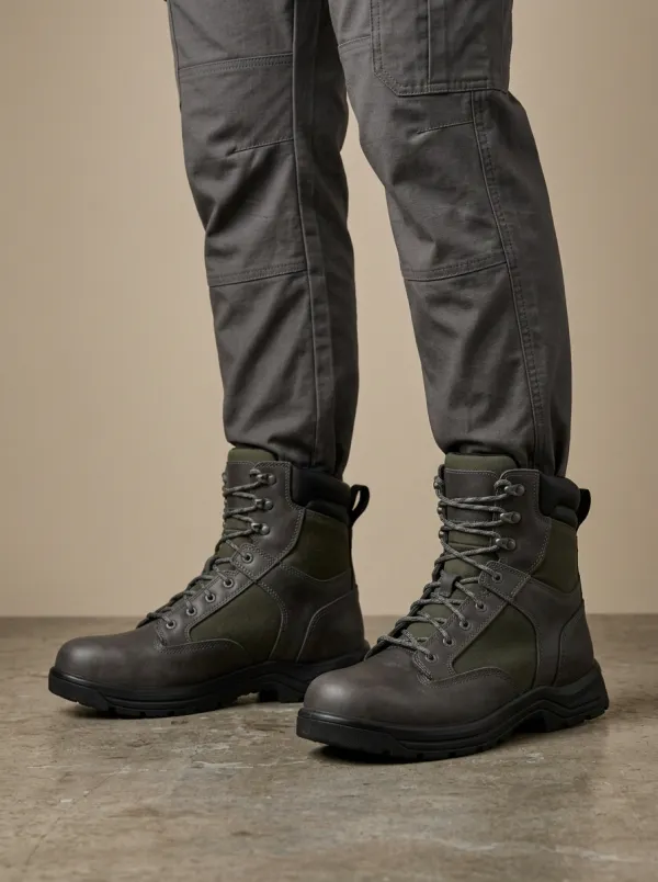 Men's Tactical Work Boots Leather