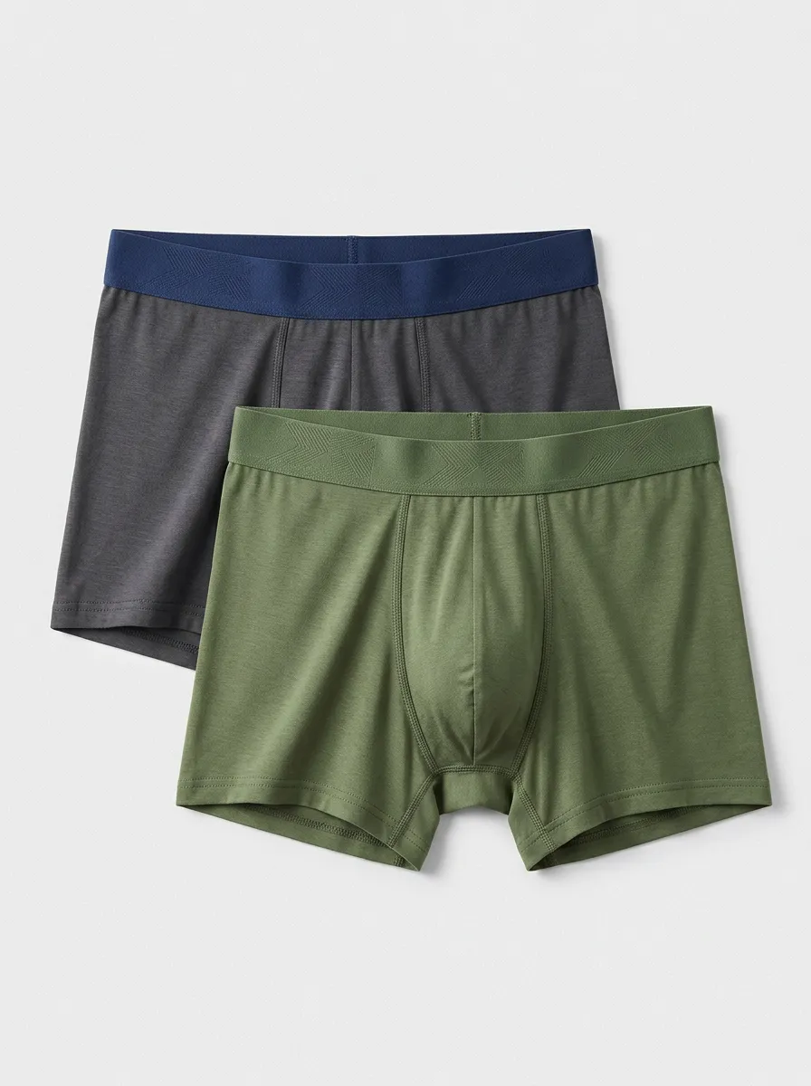 Minimalist Elastic Waistband Boxer Briefs
