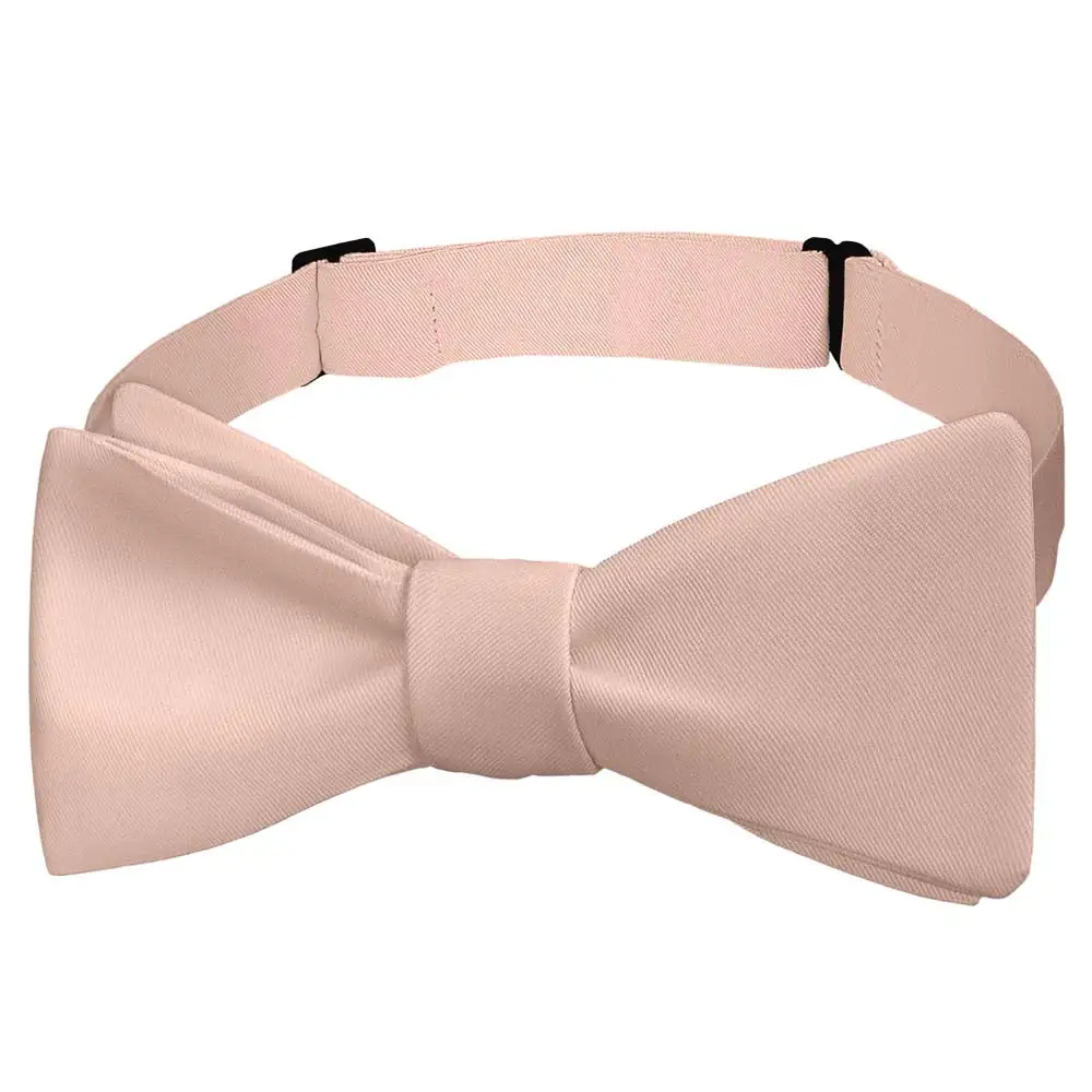 Detailed Solid Pattern Bow Tie