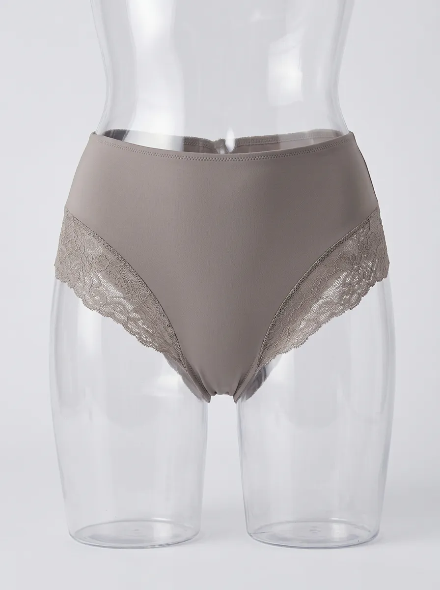 Classic Floral-Lace Lace-Trimmed Panties