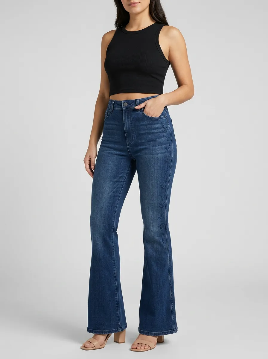 Women's High Waist Casual Denim Jeans