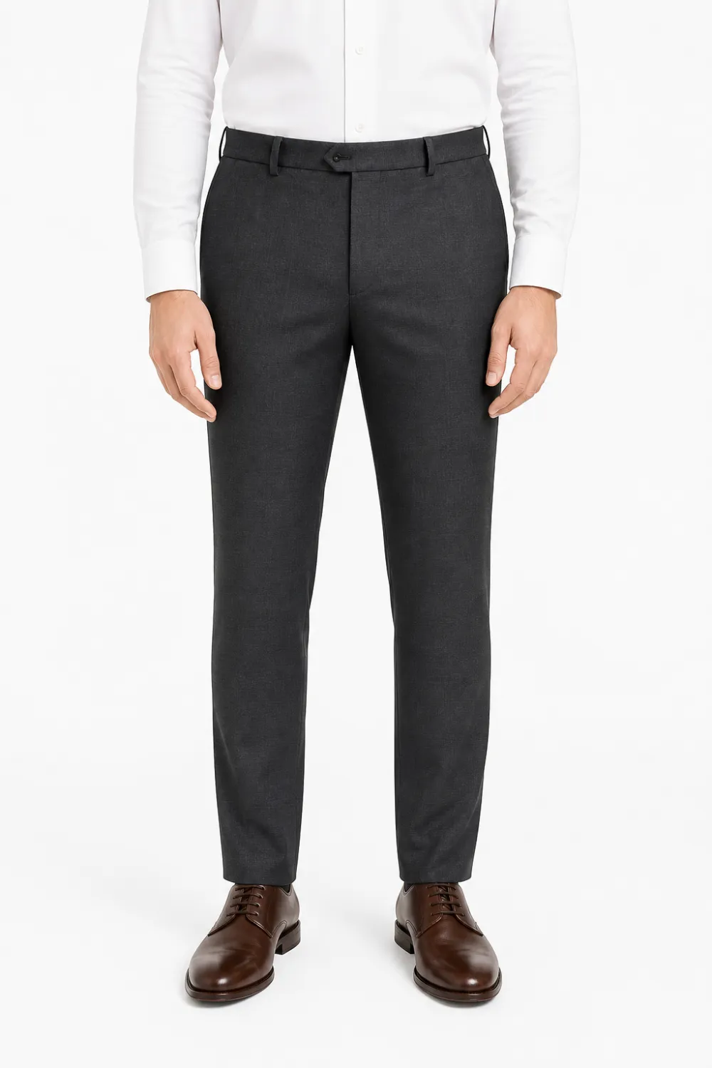 Classic Flat Front Regular Rise Trousers