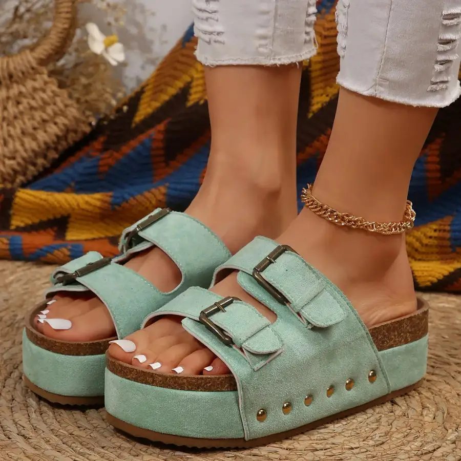 Classic Open Toe Platform Sandals