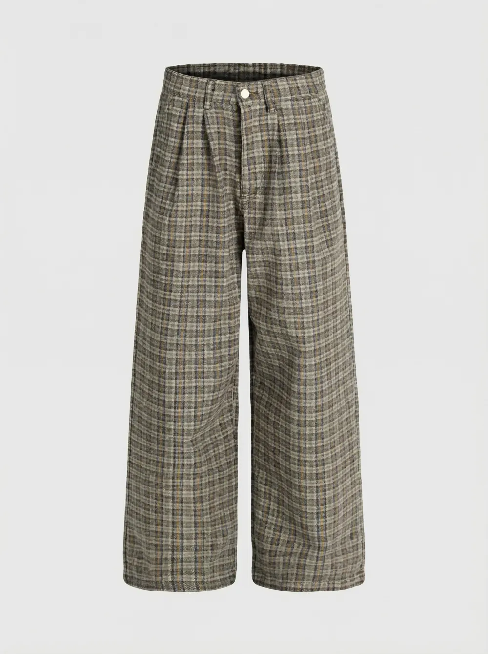 Casual Plaid Pants