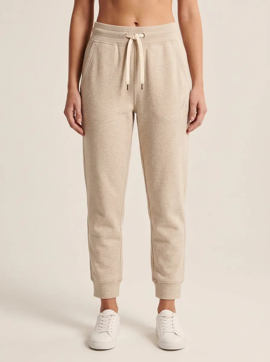 Women's Classic Drawstring Embroidered Sport Pants