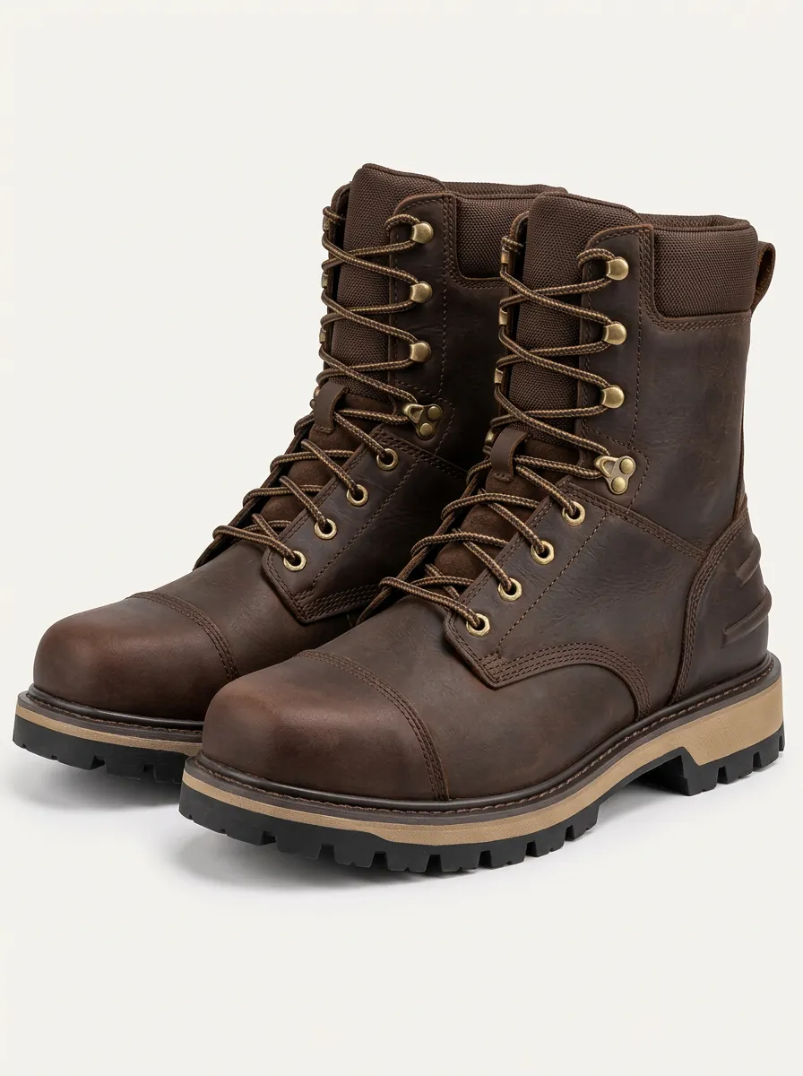 Men's Leather Outdoor Work Footwear