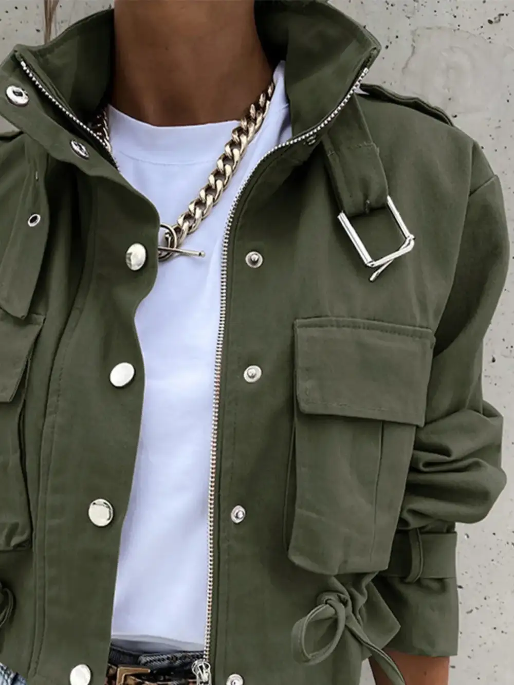 Easygoing Refined Pocketed Jacket