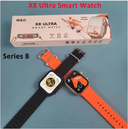 The Web Shed Series 8 Smartwatch for Men & Women with Wireless Charging, Bluetooth Call, Music playback & more