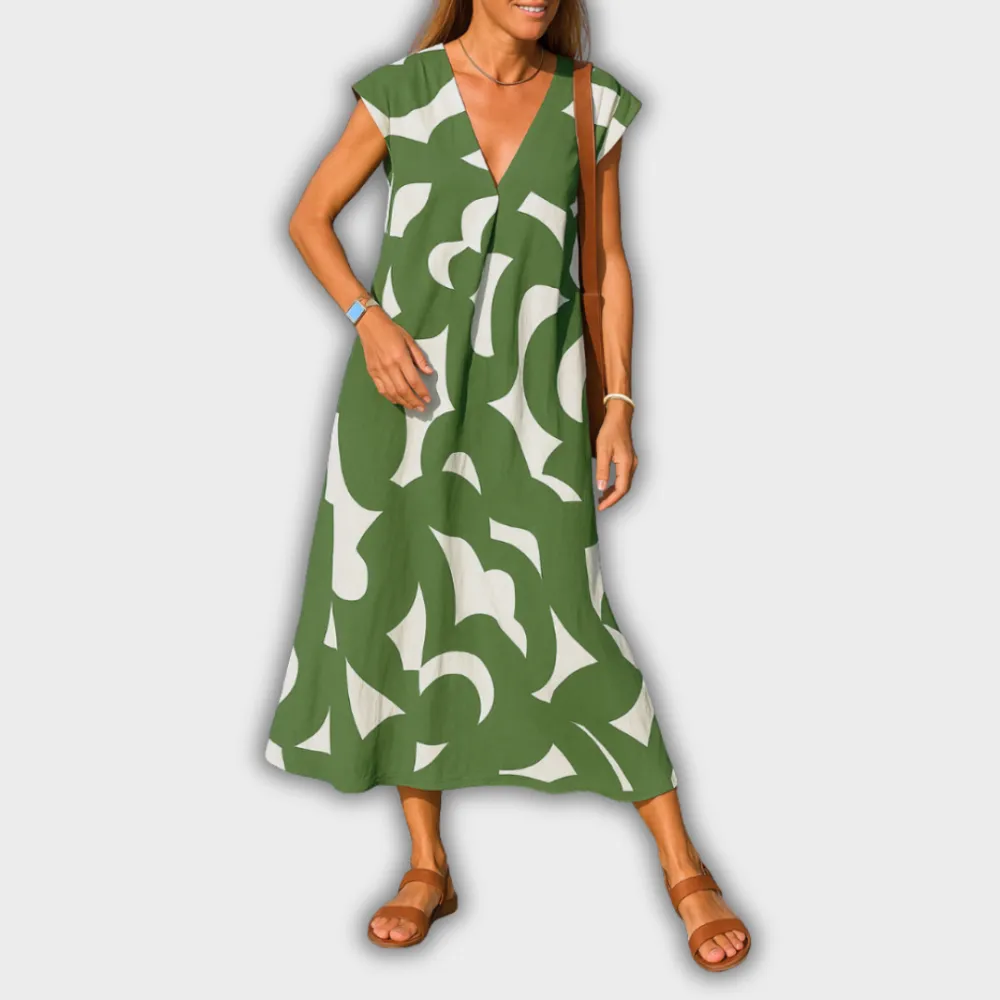 Flowing Relaxed Casual Dress