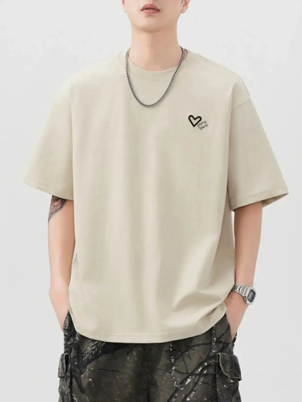 Breathable Round Neck Short Sleeve T-Shirt