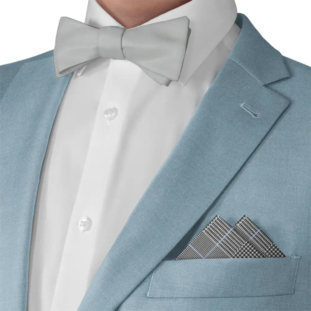 Graceful Clean Geometric Plaid Pocket Square