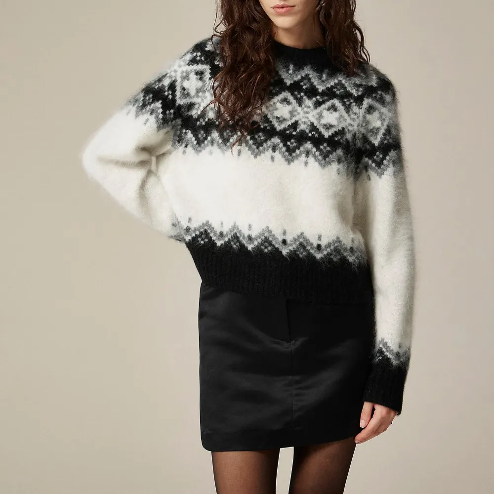 Brushed Cashmere Striped Sweaters