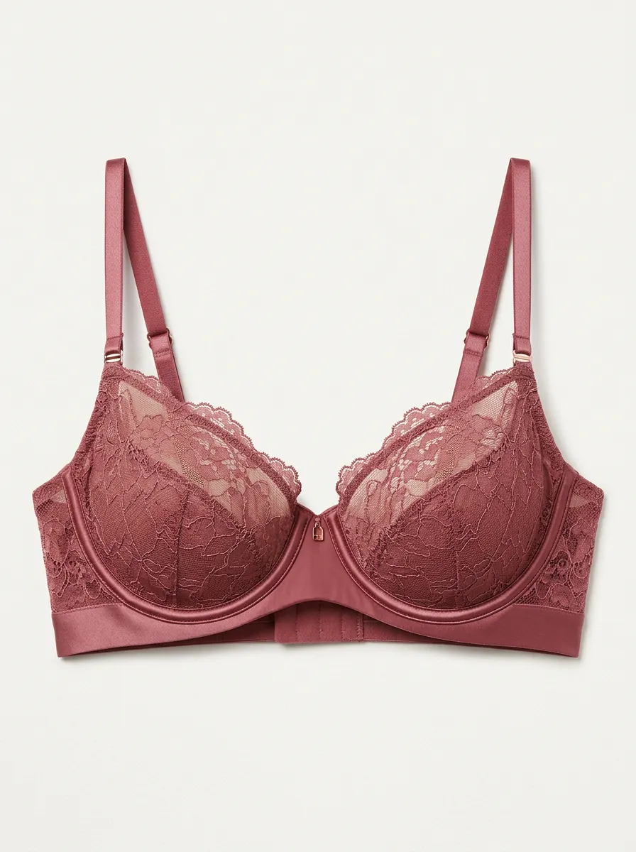 Women's Comfort-Inspired Underwire Floral-Lace Bra