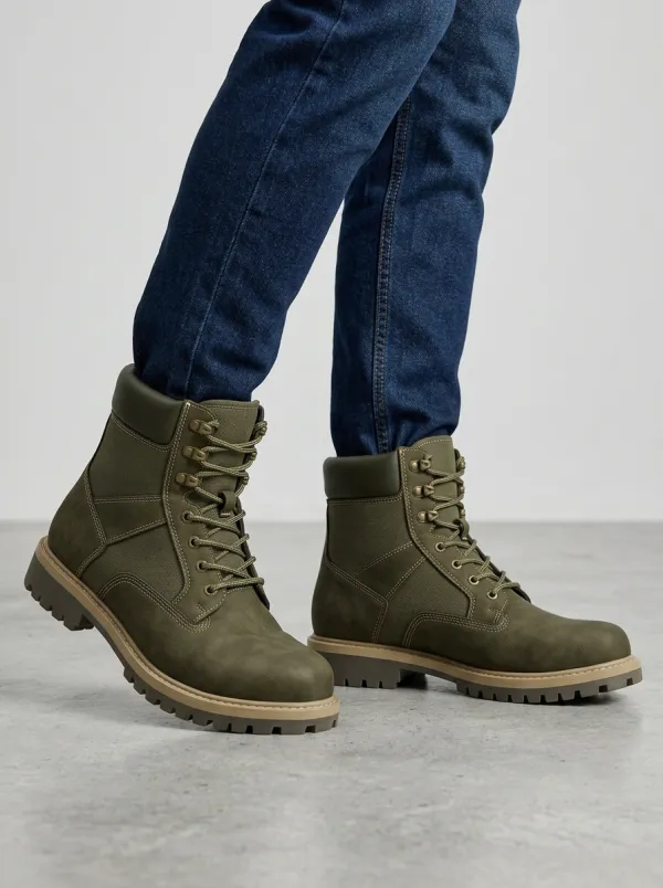 Unisex Tactical Style Print Work Boots