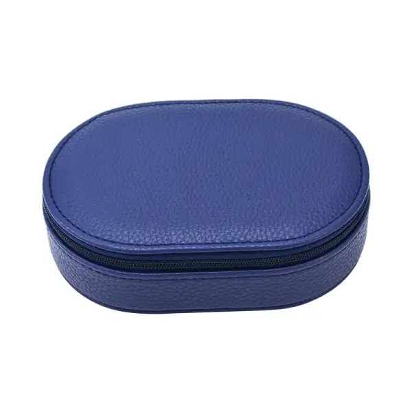 Oval Travel Jewelry Case