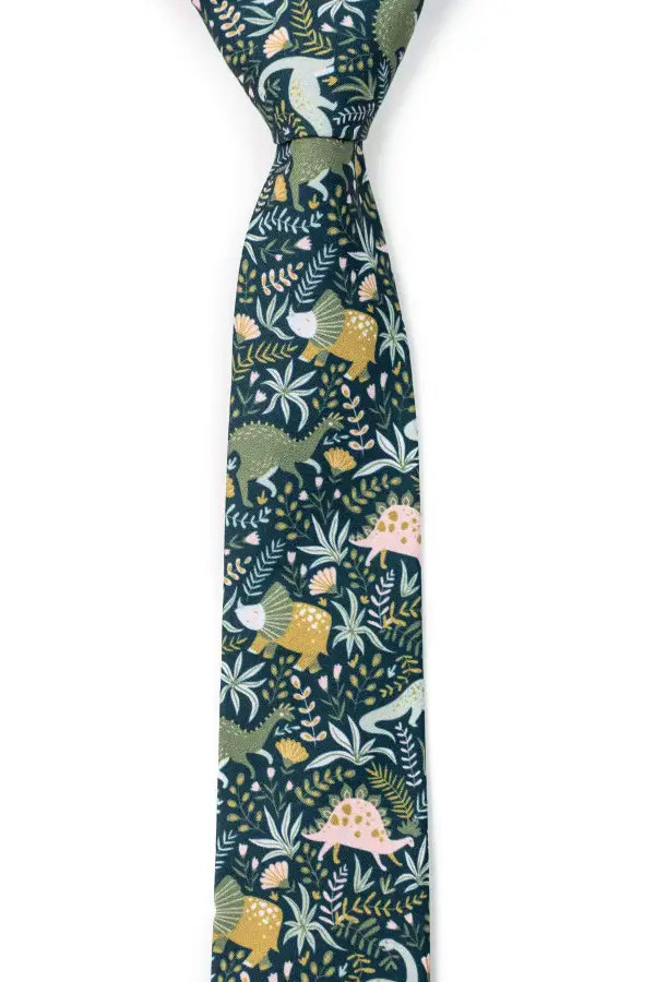 Dinosaur Novelty Pattern Necktie