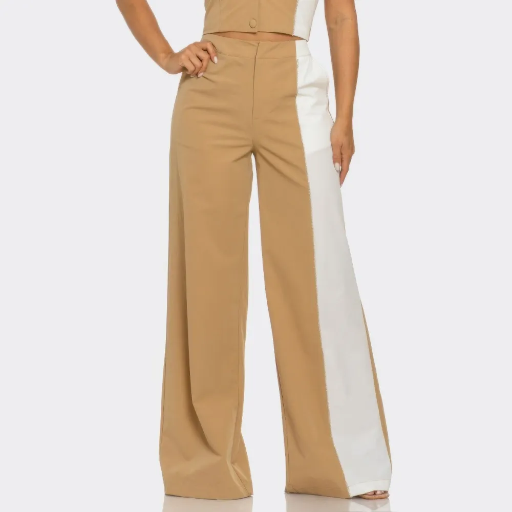Two Piece Color Block Set