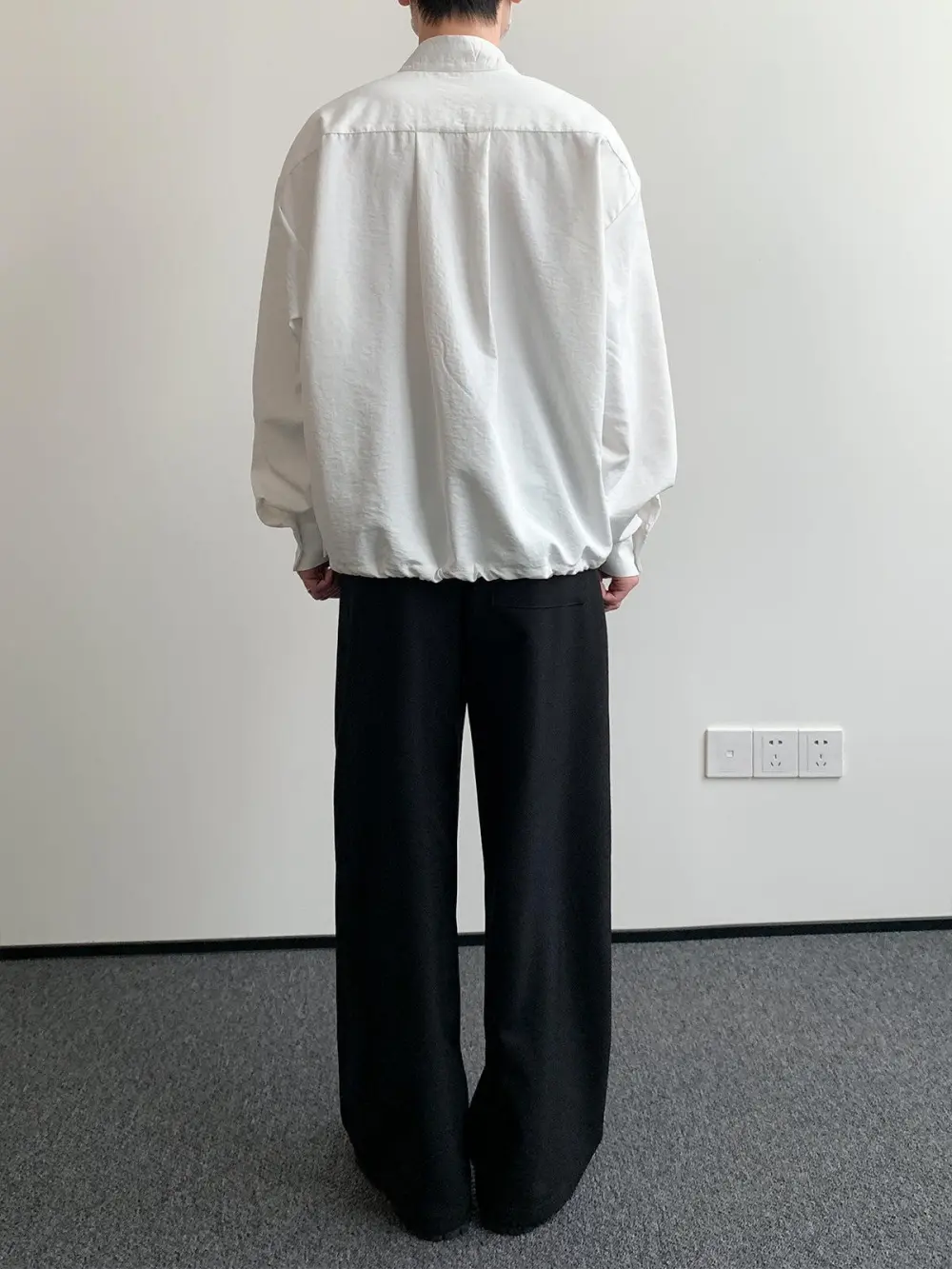 Half-Buttoned Closure Shirt