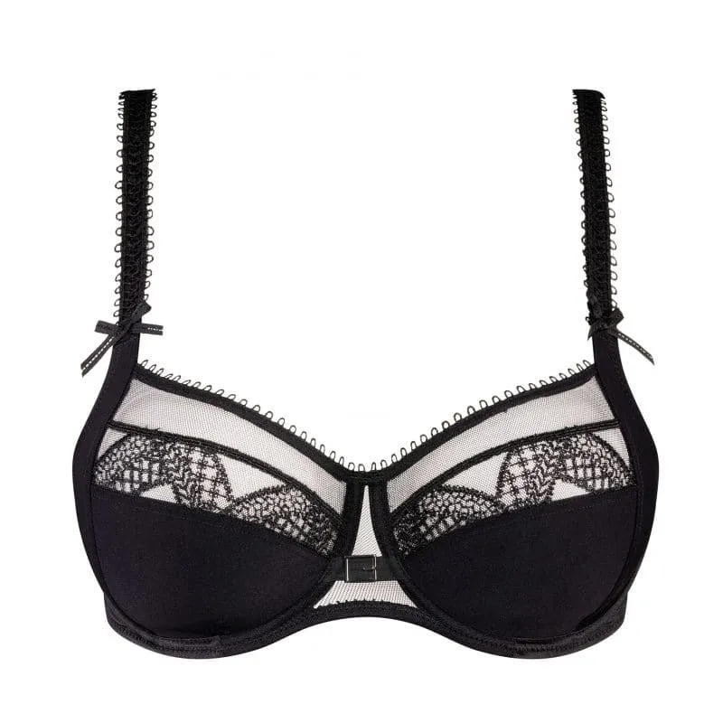 Women's Full Coverage Underwire Geometric Bra