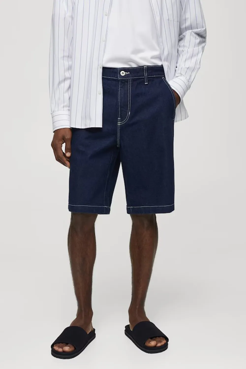Denim Casual Style Shorts