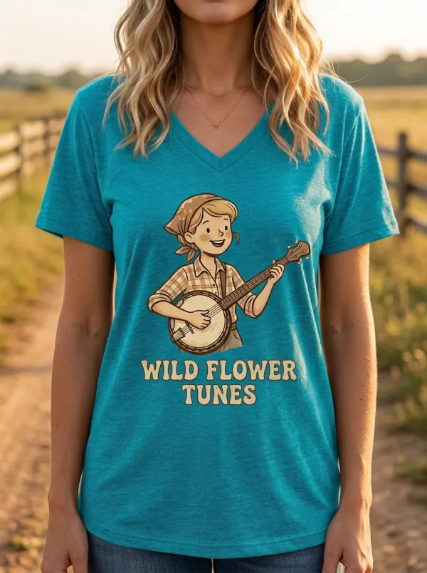 Everyday Country-Music Women's V-Neck T-Shirt