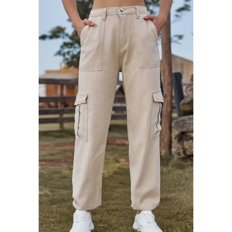 Long Jeans with Pocket Jeans