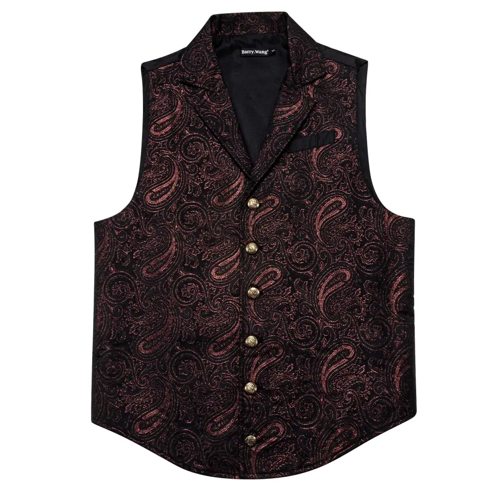 Modern Paisley Dress Vest