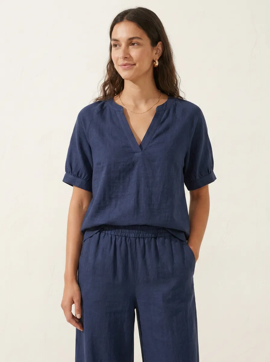 Comfort-Look Relaxed Women's V-Neck Casual Lounge Set