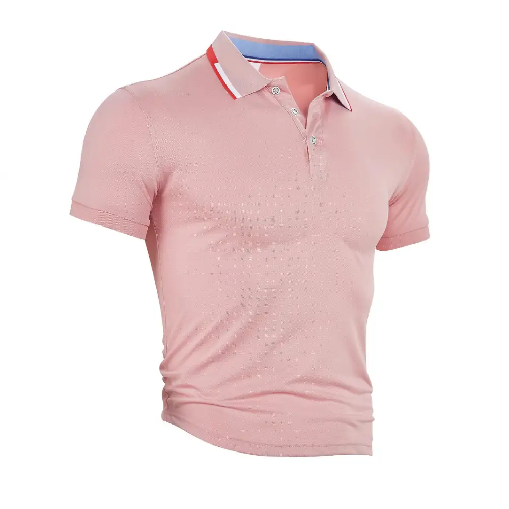Ribbed Slim Fit Polo Shirt