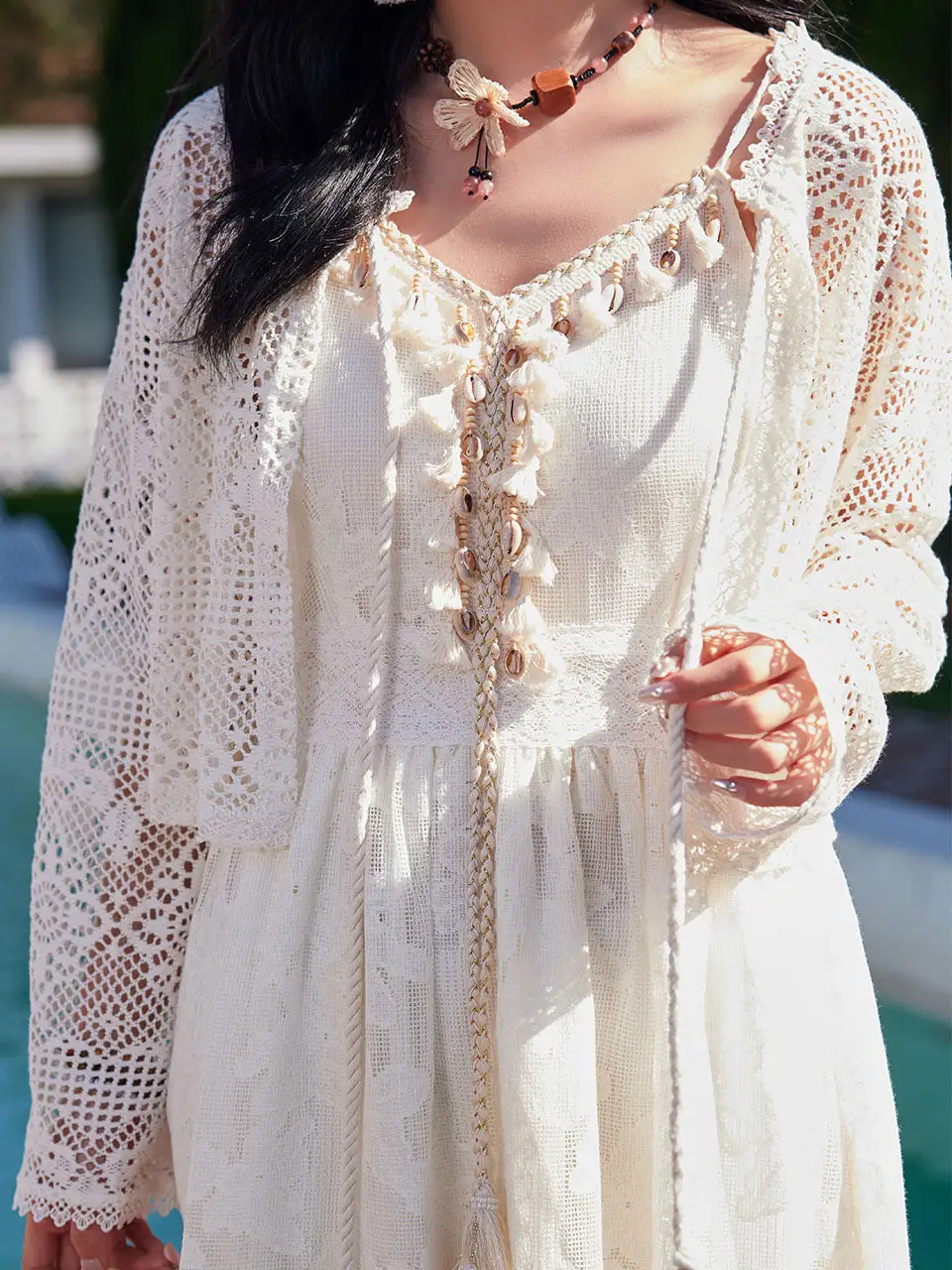 Boho Bohemian Spaghetti Strap Maxi Dress