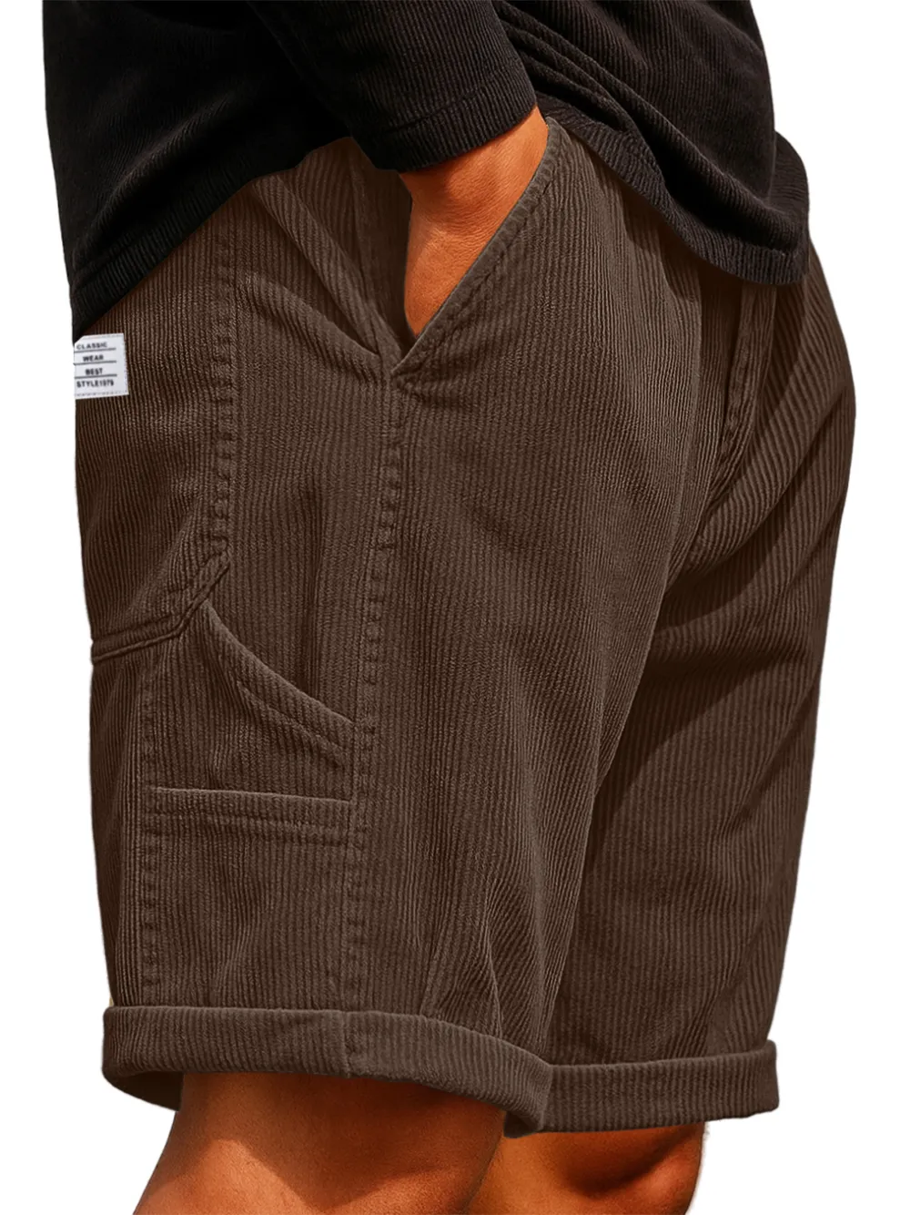 Everyday Corduroy Utility Pocket Shorts