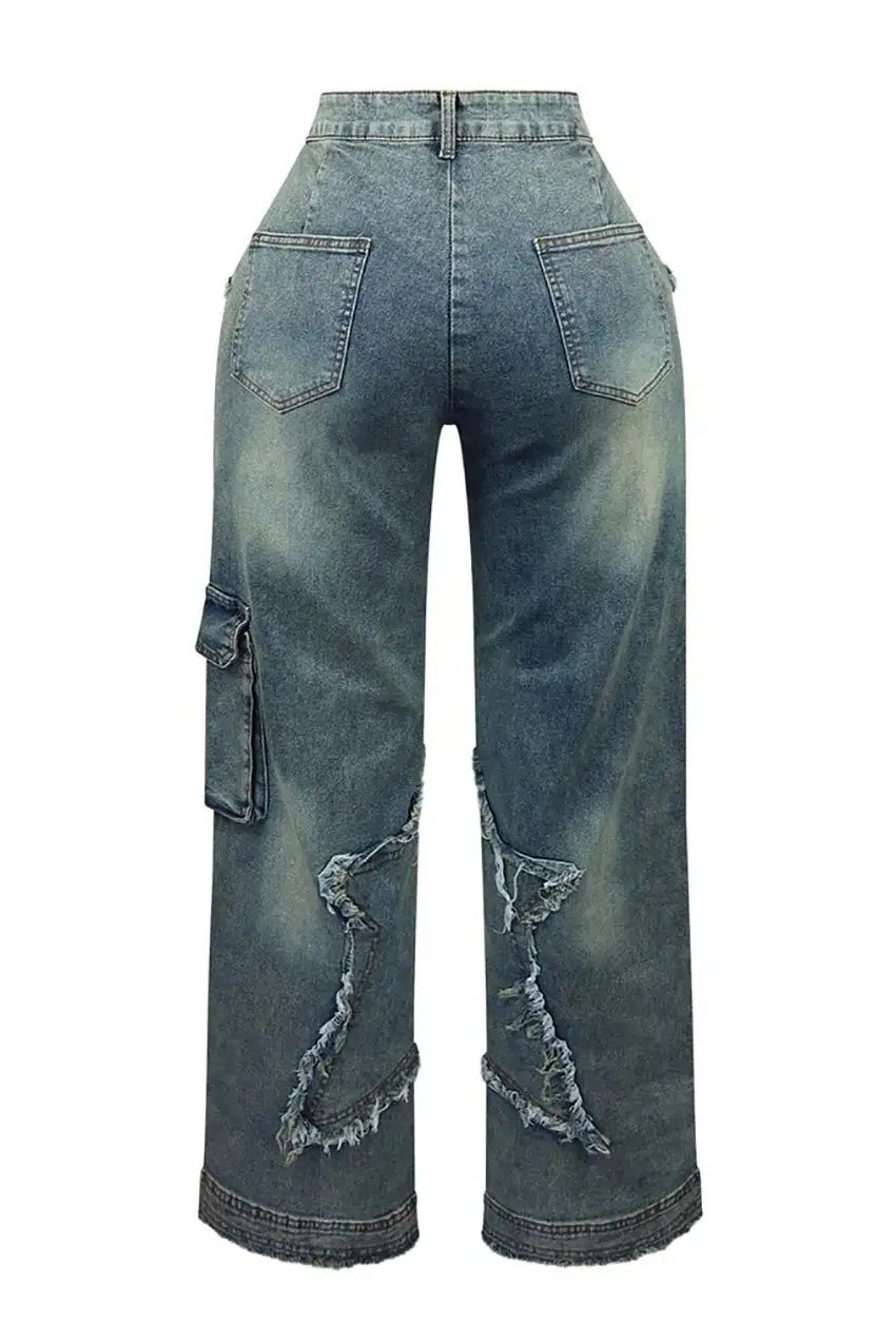 Wide-Leg Fringe Tassel Pants