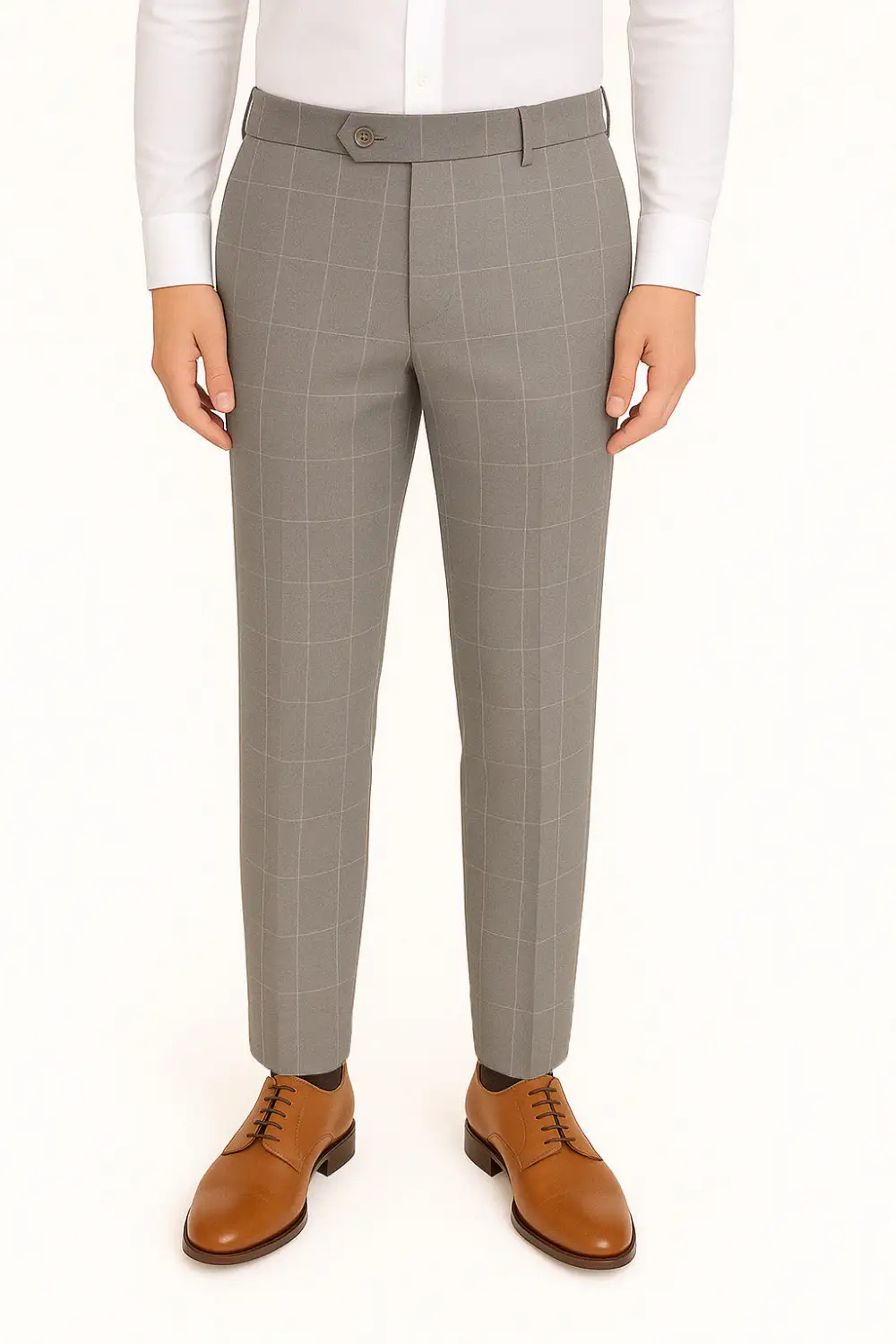 All Season Flat Front Regular Rise Traditional Fit Trousers