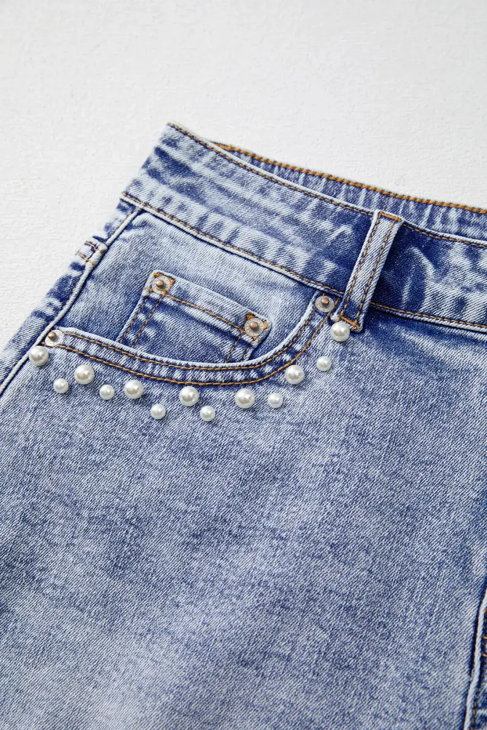 Pull On Pocket Detail Shorts
