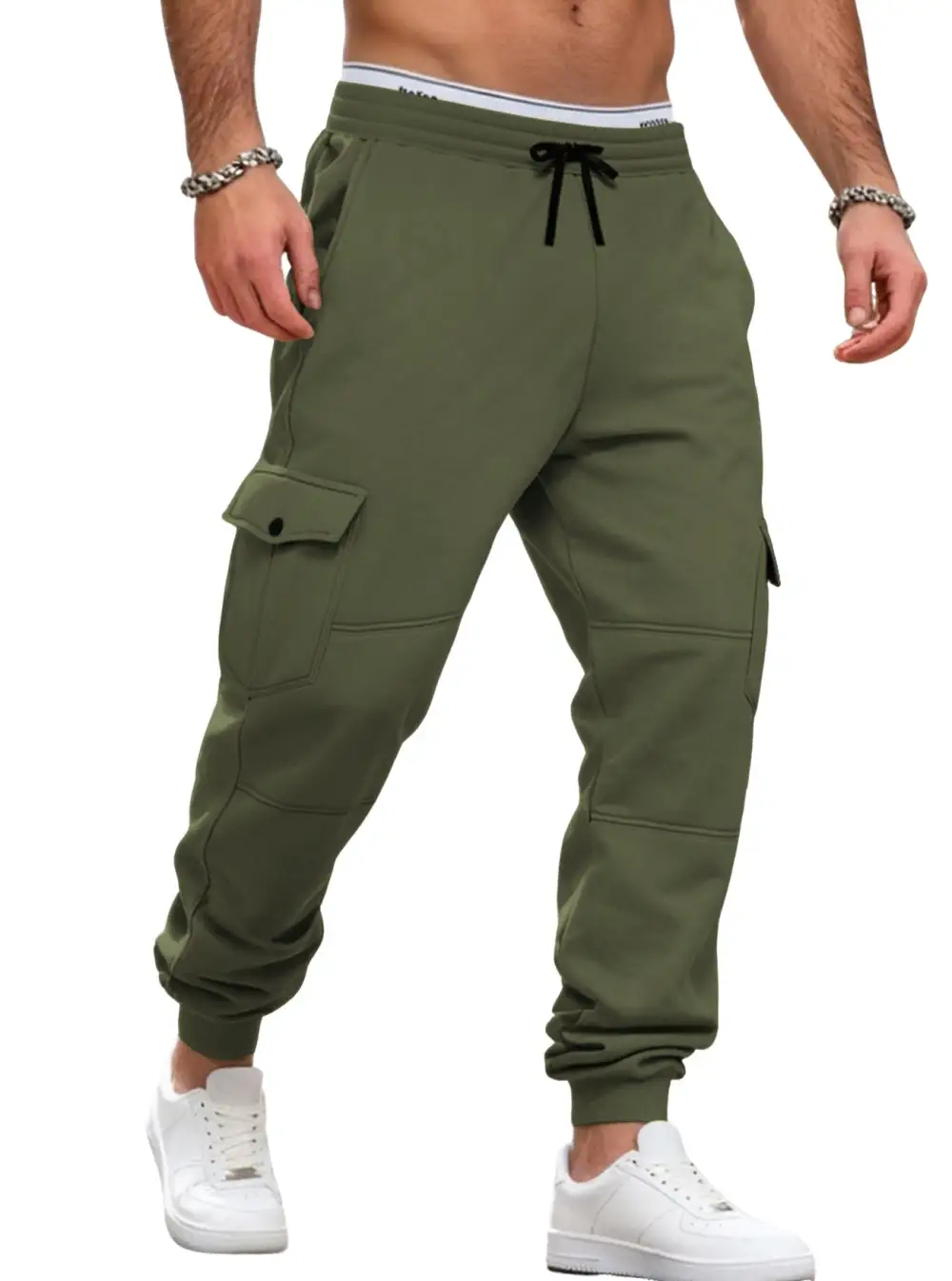Men's Casual Jogging Pants Cargo Pockets Cargo Pants