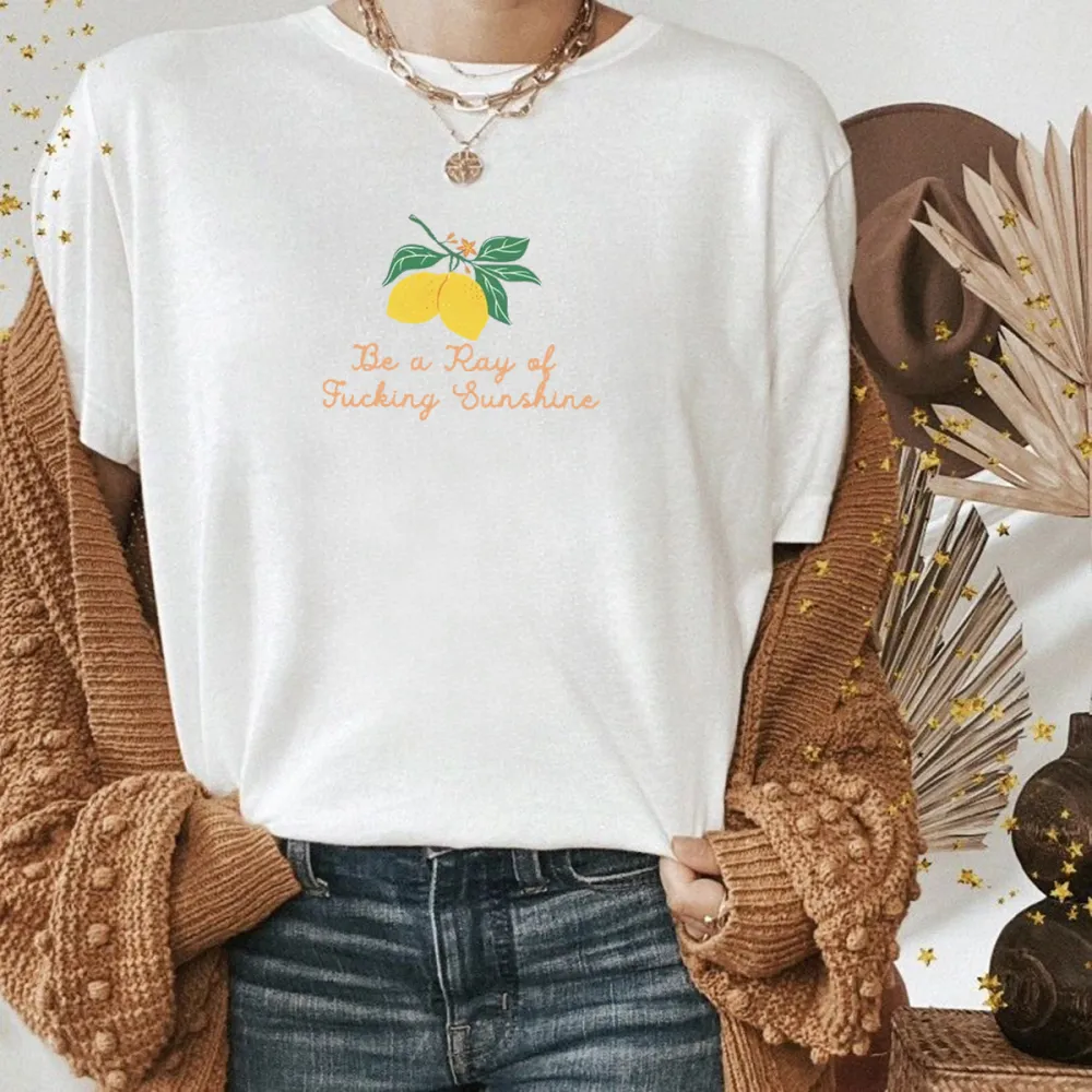 Cute Lemons Printed Daily T-Shirts