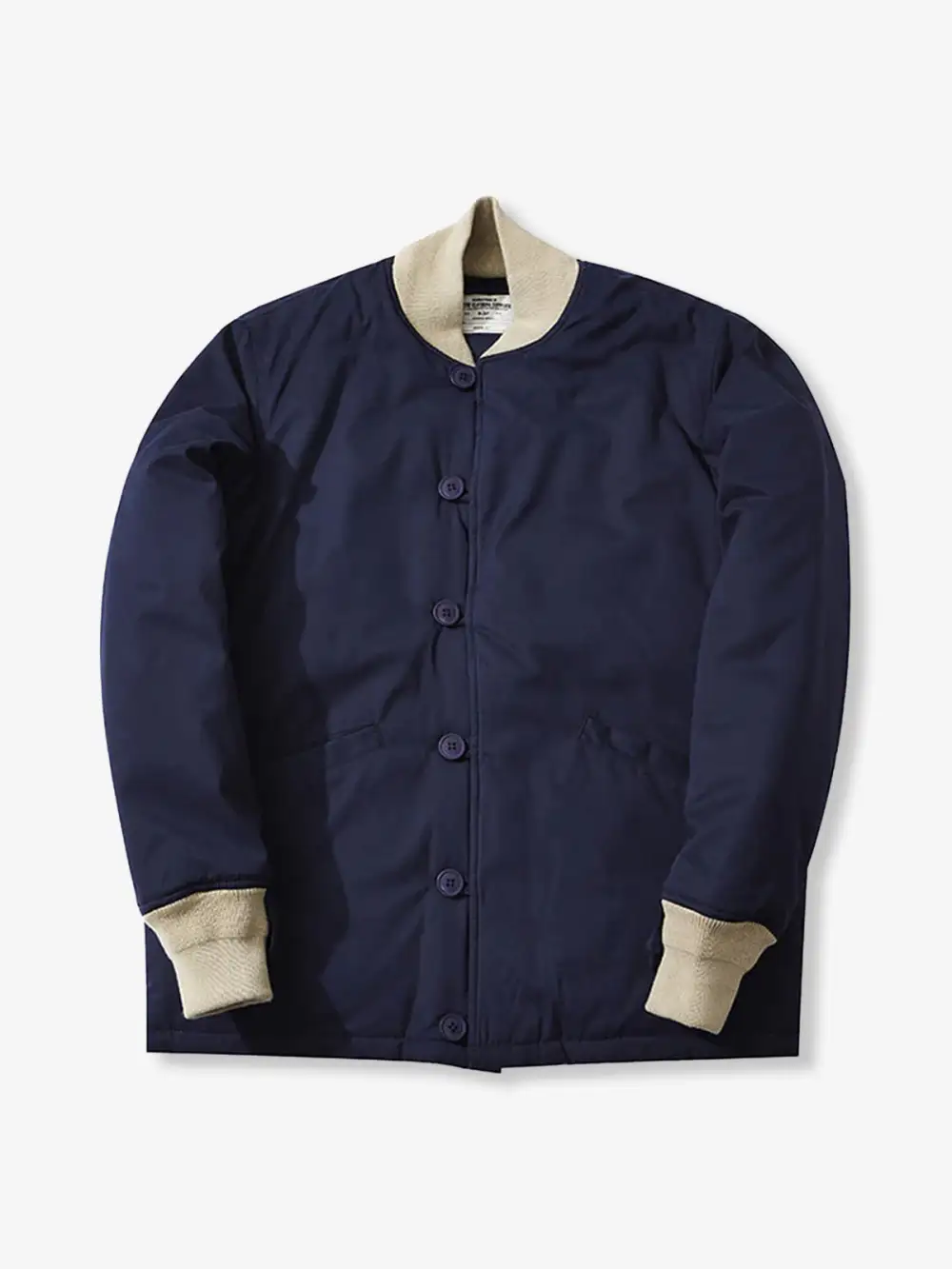 Men's Padded Pocketed Varsity Jacket