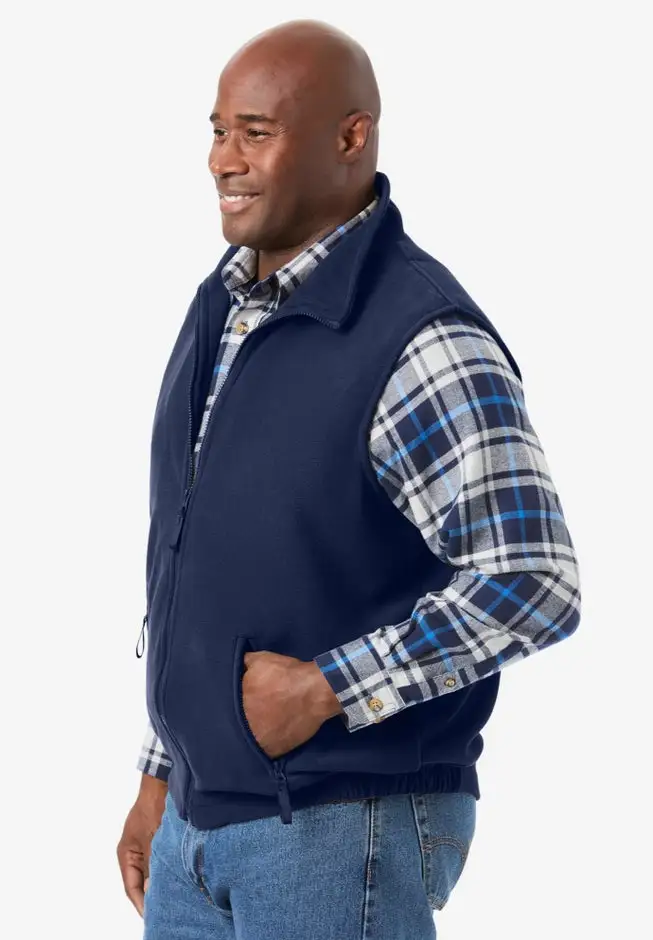 Explorer Plush Fleece Zip Vest