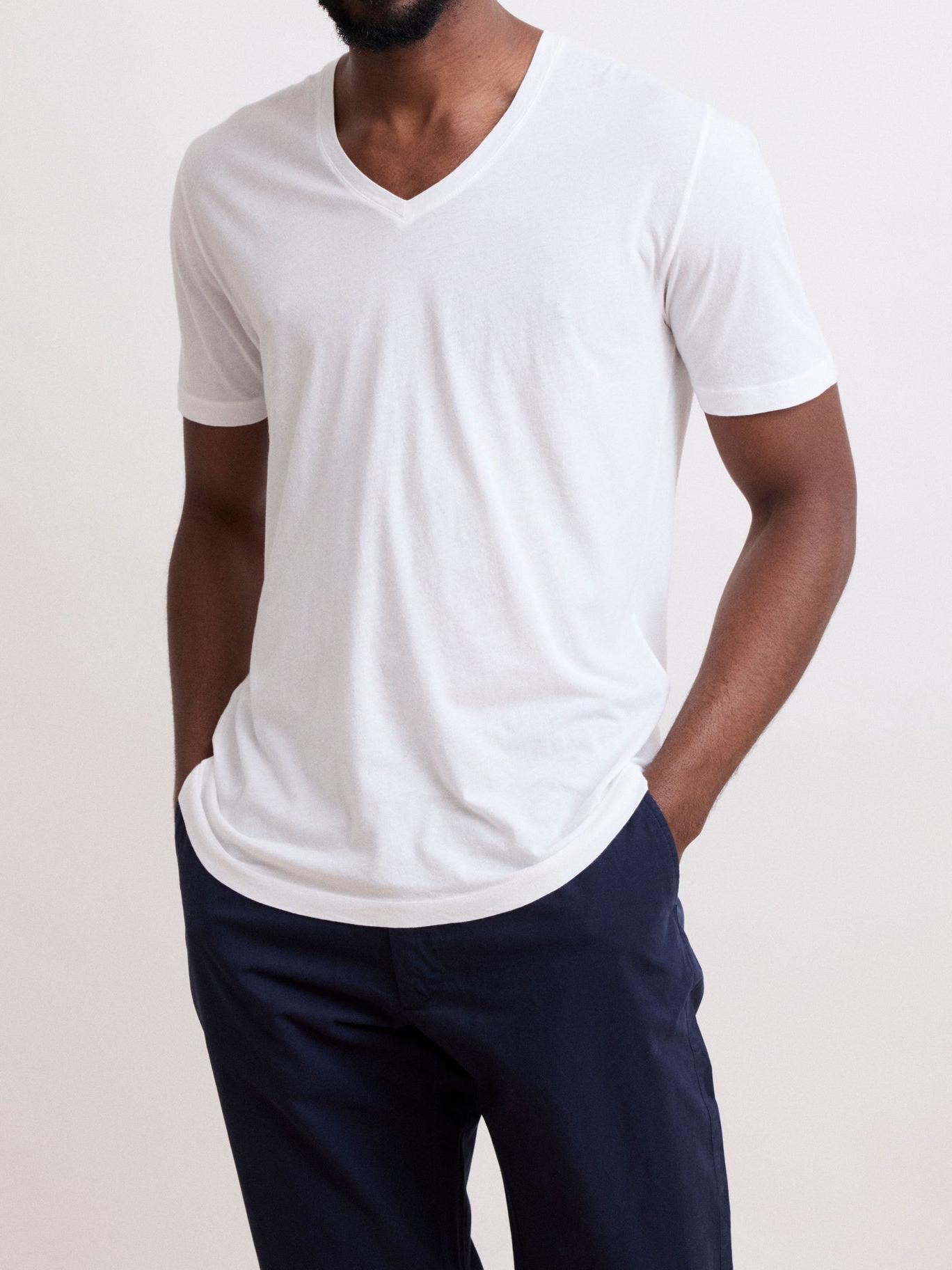 Comfortable Casual Breathable Daily White T-Shirt