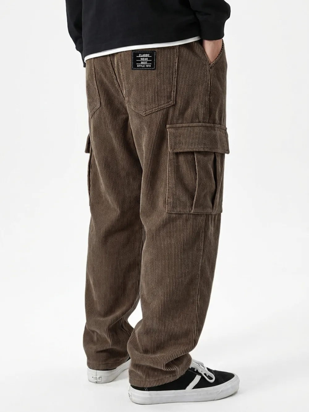 Soft Touch Corduroy Utility Pocket Pants