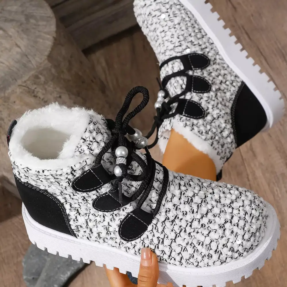 Refined Lace-Up Ankle Boots