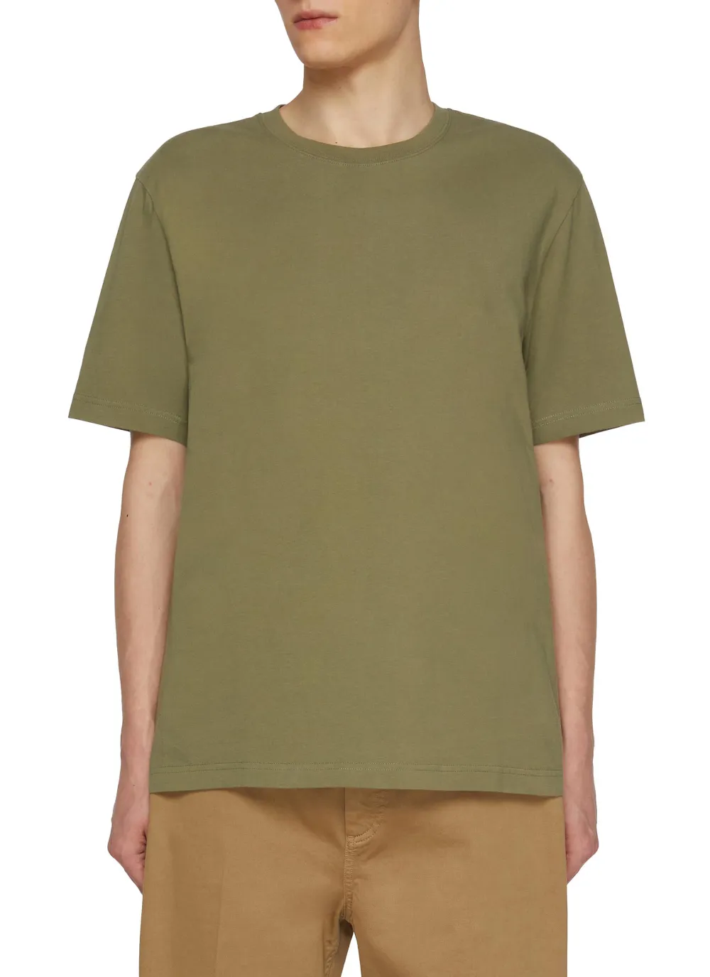 American Retro Soft Slim Olive Green T-Shirts
